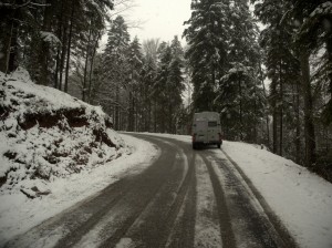 Zurück im Winter - Aufstieg zum Col Donan