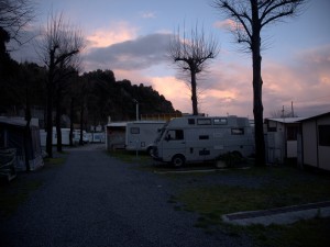 Sonnenuntergang auf La Vesima